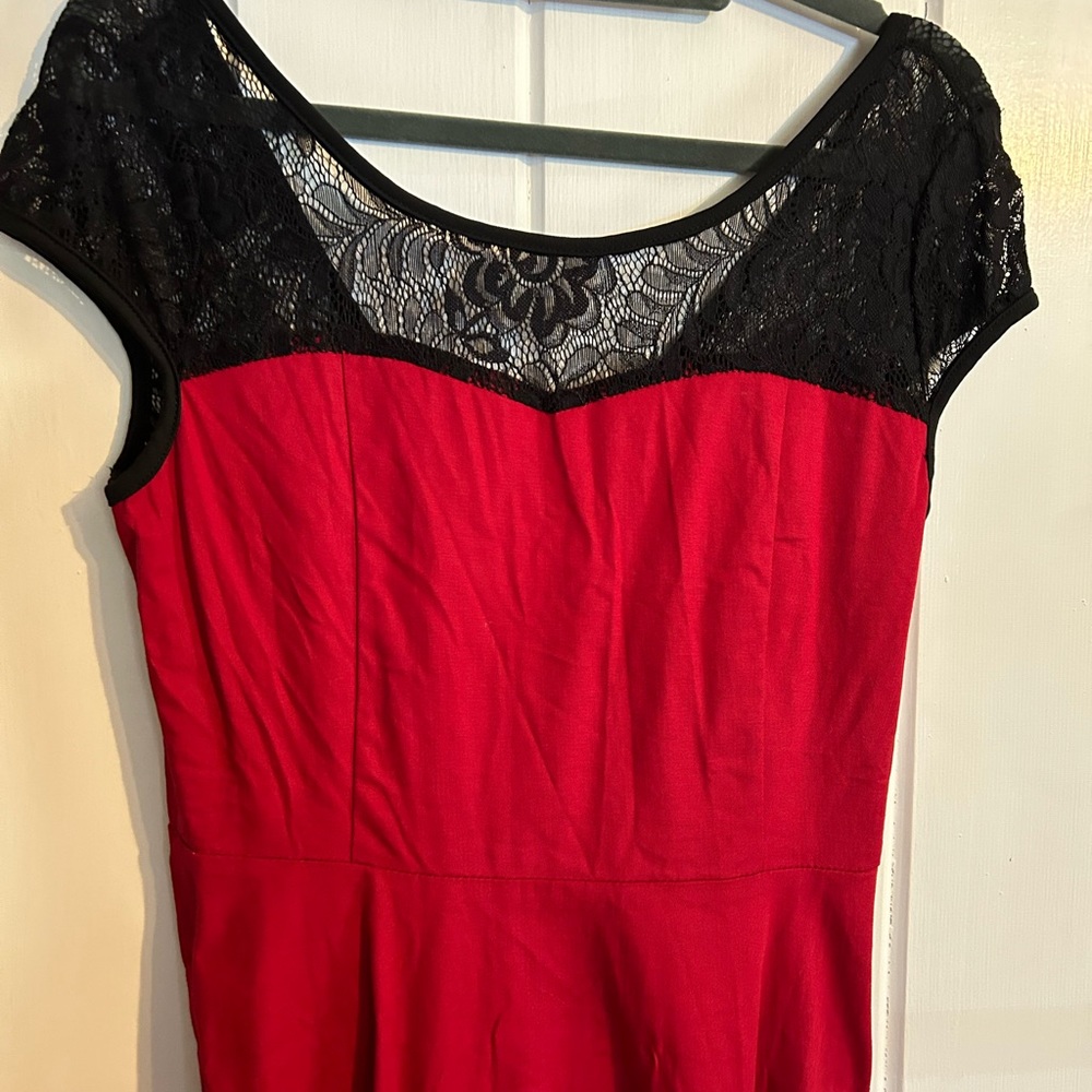 Red A Frame Cupshe Dress - holiday dress